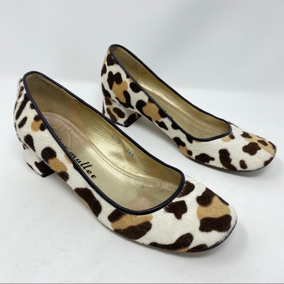 bettye muller Shoes - Bettye Muller Warhol Pumps Leopard Calf Hair